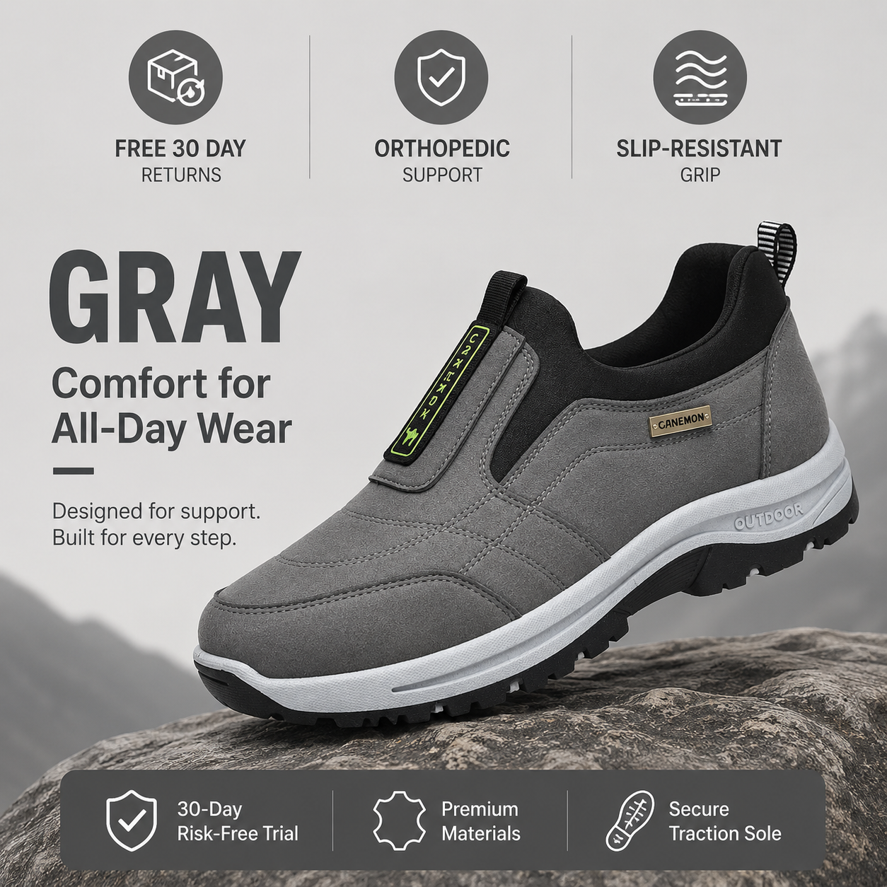 BareLure™ Slip-On Walking Shoes