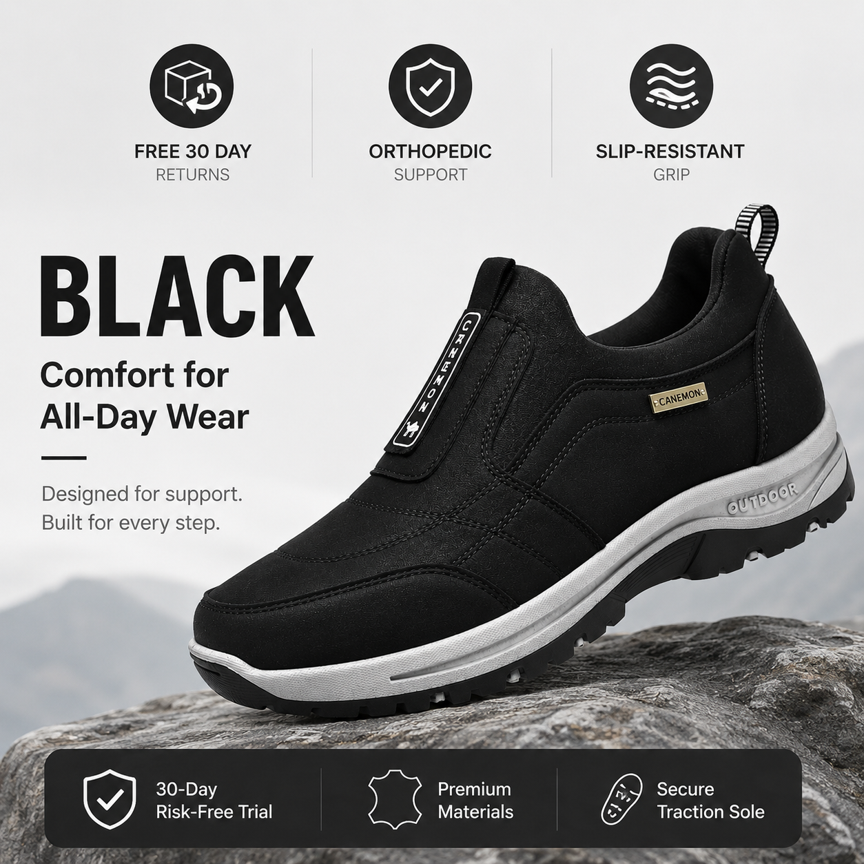 BareLure™ Slip-On Walking Shoes