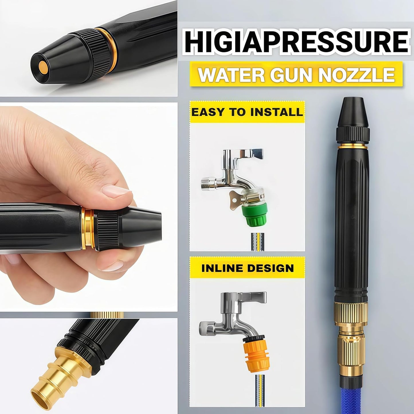 AquaJet™ High Pressure Hose Nozzle