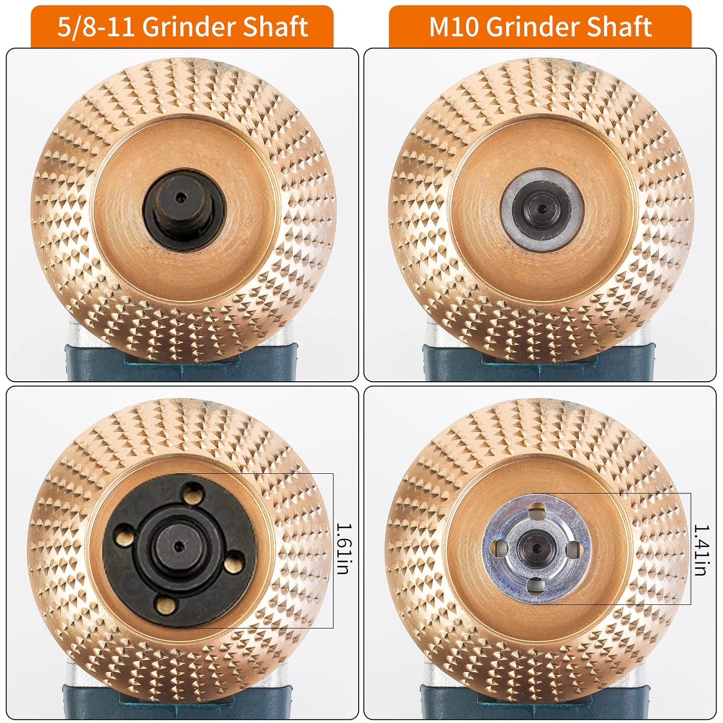 GripForge™ Wood Carving Disc Set